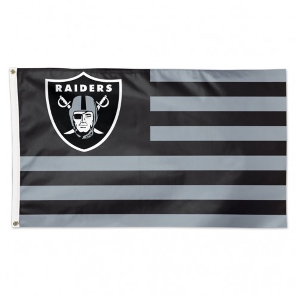 NFL Oakland Raiders Flag3'x5' Flag, Team Colors, One Size